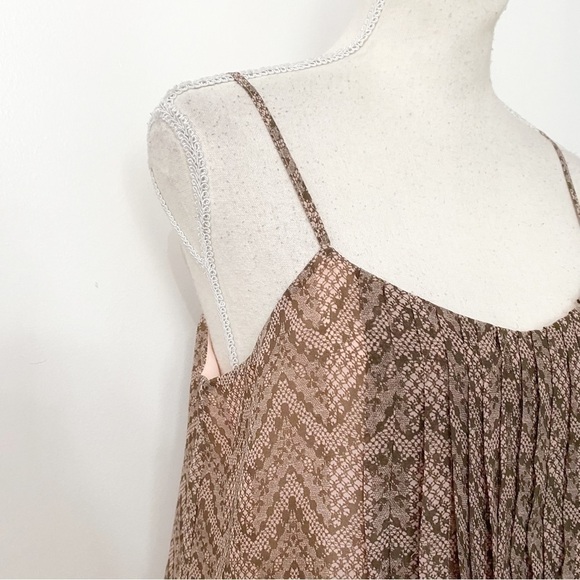 VICTORIA’S SECRET PINK PLEATED SLEEVELESS BABYDOLL MINI DRESS - S - Picture 4 of 10